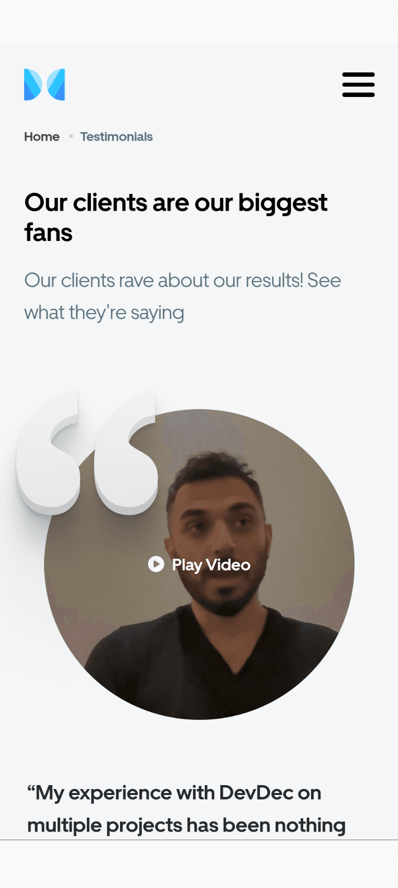 Project screenshots